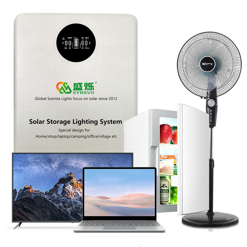 कैम्पिंग आपातकालीन गैरेज शेड के लिए 150W पीवी ऊर्जा भंडारण प्रणाली 12.8V 20AH बैटरी