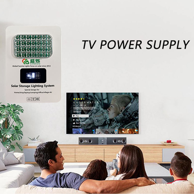 IP65 40W/60W 16V सोलर पैनल एनर्जी सिस्टम ऑफ ऑन ग्रिड सोलर इन्वर्टर लिथियम बैटरी के साथ