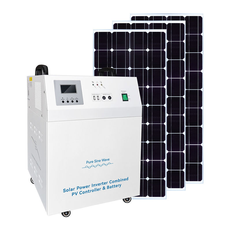आईएसओ प्रमाणन के साथ 100W सौर पैनल जनरेटर 50Hz/60Hz बैटरी लाइटिंग पावर सिस्टम