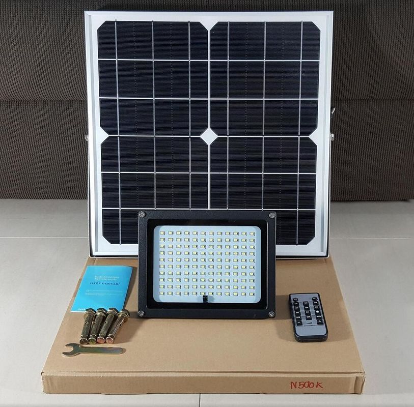 100W Jd-8840 सोलर फ्लड लाइट गार्डन कूल व्हाइट 8PCS एलईडी एनर्जी सेविंग सोलर
