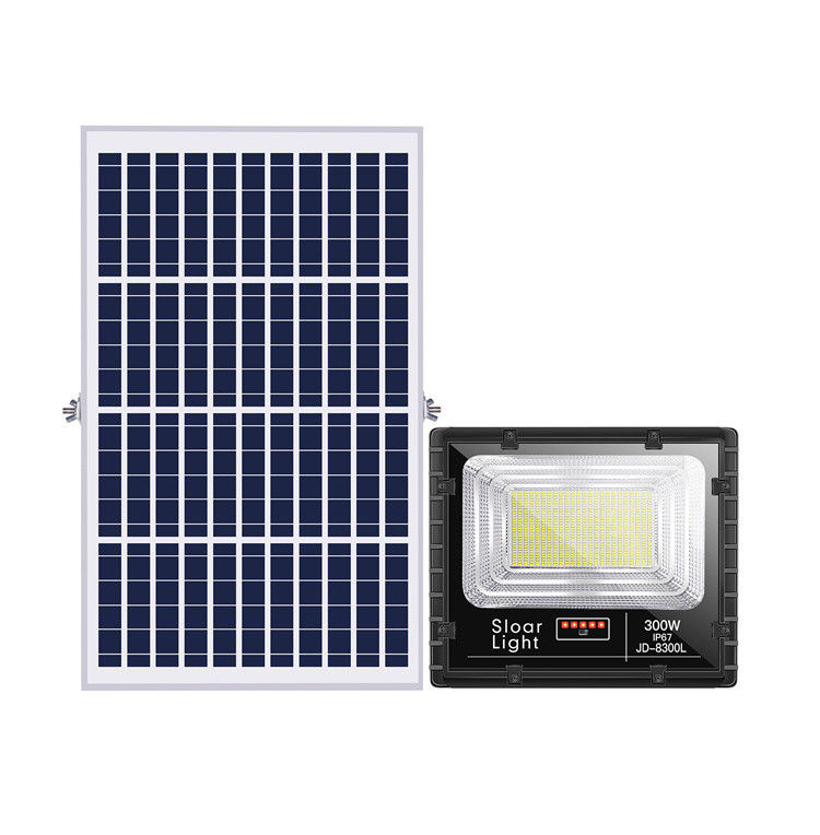 IP67 सौर ऊर्जा सुरक्षा प्रोजेक्टर 12V फ्लड लाइट 60W औद्योगिक आउटडोर बिलबोर्ड परावर्तक