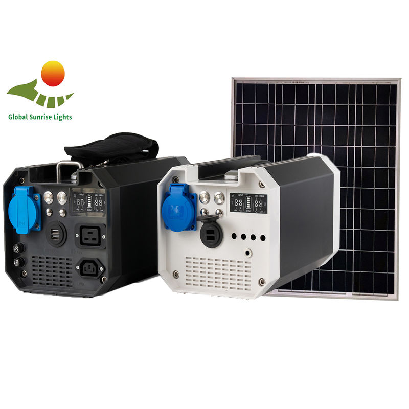सौर पैनल के साथ 99.9% एमपीपीटी 500W छोटे पोर्टेबल सौर ऊर्जा जनरेटर