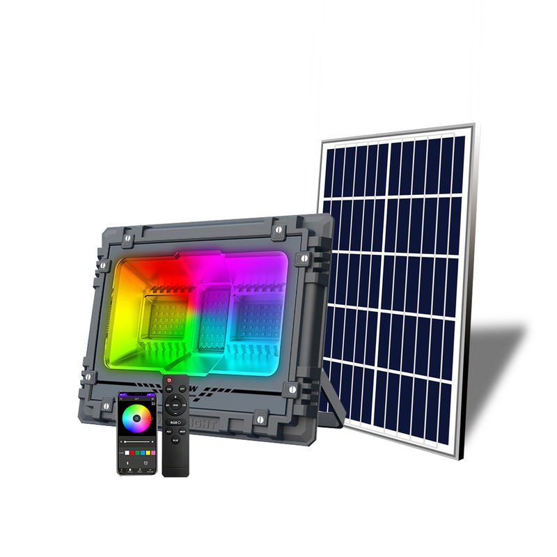 आउटडोर सोलर बिलबोर्ड लाइट IP65 200w 300w 500w 800w RGB LED सोलर स्पॉट लाइट