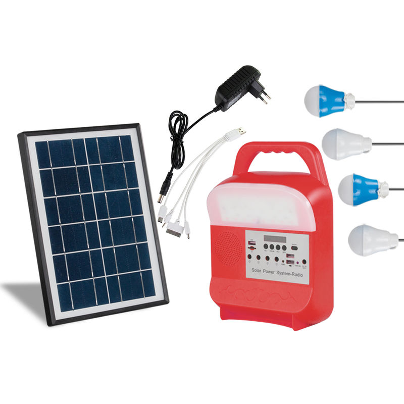 6000Mah 5kw पोर्टेबल सोलर जेनरेटर लाइटिंग सिस्टम किट हैंड टाइप:
