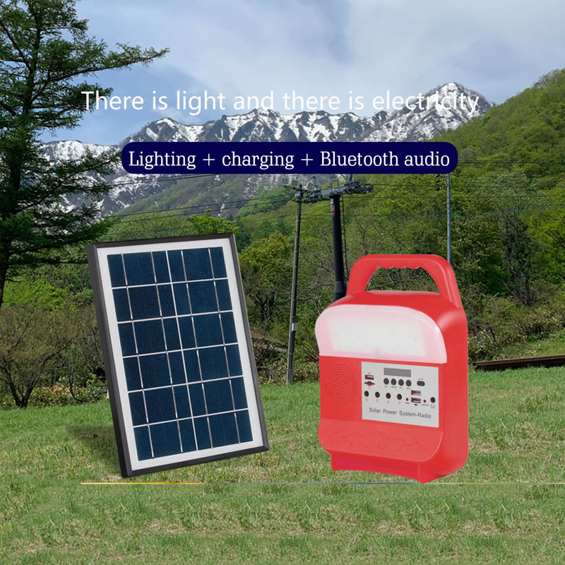 6000Mah 5kw पोर्टेबल सोलर जेनरेटर लाइटिंग सिस्टम किट हैंड टाइप: