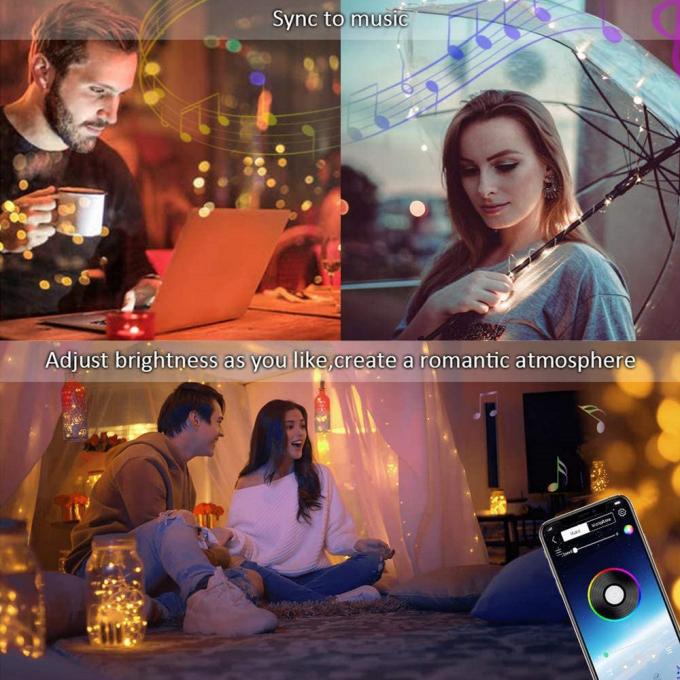 New LED Copper Lamp USB Outdoor Waterproof Lamp with Low Voltage Decorative Color Lamp String Wholesale