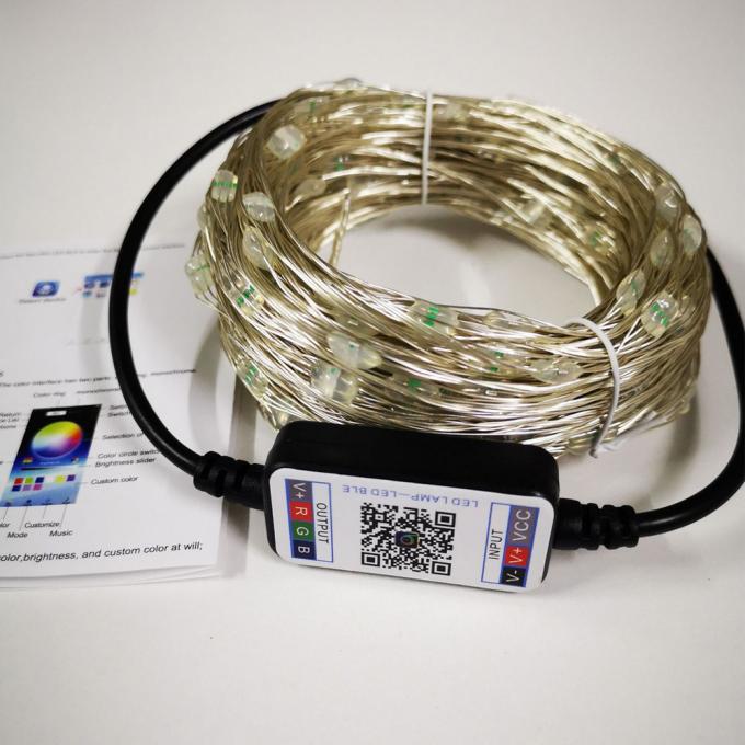 New LED Copper Lamp USB Outdoor Waterproof Lamp with Low Voltage Decorative Color Lamp String Wholesale