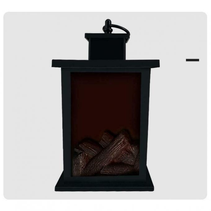 LED Flame Lantern Lamps Simulated Fireplace AA Battery Courtyard Room Decoration Light