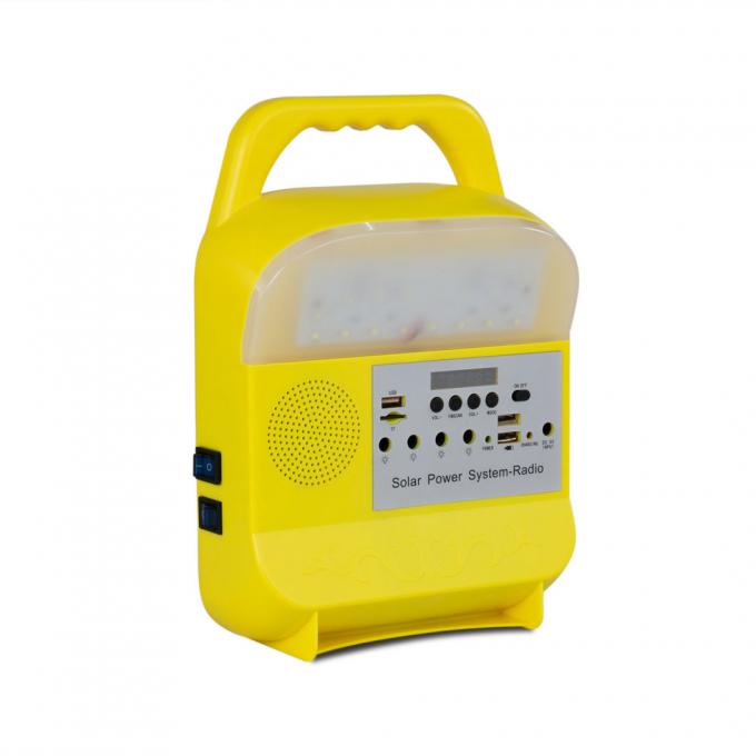 30W 25W Portable Solar Power System with FM Radio