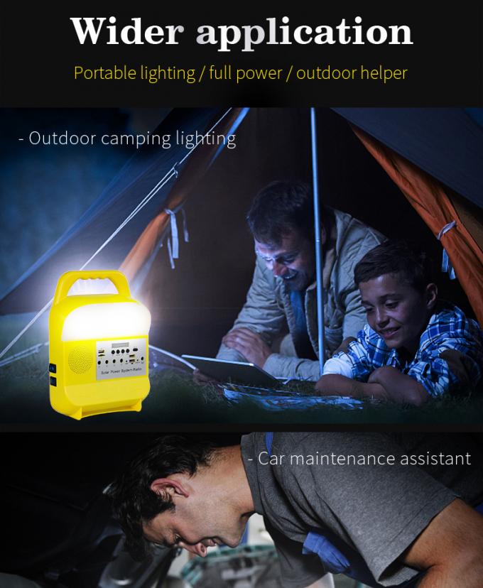 Solar Lighting Small System for Home Outdoor Camping Mobile Power Supply Car Lamp