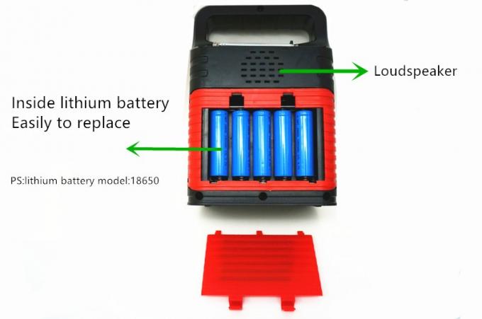 ODM वाणिज्यिक 10 वाट सौर ऊर्जा प्रकाश प्रणाली 8Hrs से 30Hrs 6