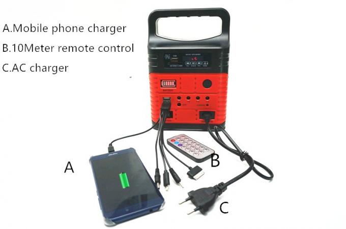 ODM वाणिज्यिक 10 वाट सौर ऊर्जा प्रकाश प्रणाली 8Hrs से 30Hrs 7